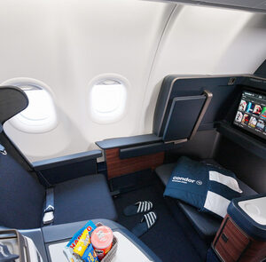 Prime Seat in Condors neuer Business Class