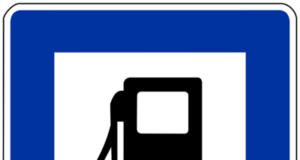 Raststätte an der Autobahn