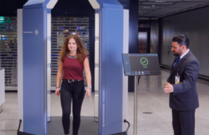Neuer Scanner am Flughafen Frankfurt