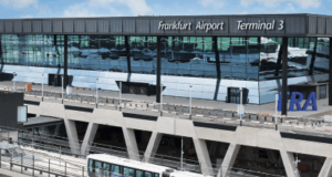 Terminal 3 am Flughafen Frankfurt