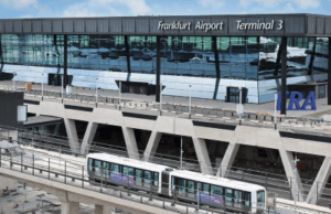 Terminal 3 am Flughafen Frankfurt macht am 22. April 2026 auf Terminal 3 am Flughafen Frankfurt