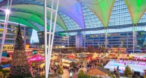 Weihnachtsmarkt am Flughafen München