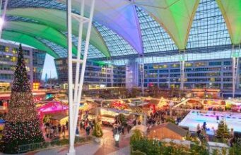 Weihnachtsmarkt am Flughafen München
