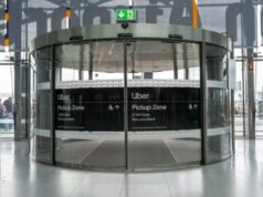 Uber Pick-up-Zone am Flughafen Köln Bonn